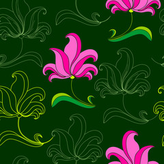 Floral seamless pattern