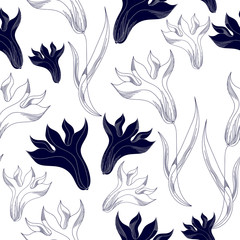 Floral seamless pattern