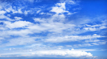 Background of blue sky