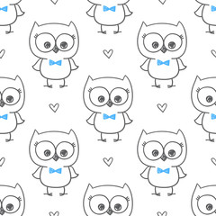 Obraz premium baby owl