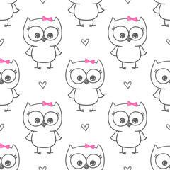 Obraz premium baby owl