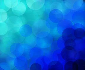 blur in cold blue colors