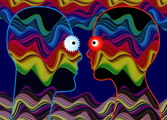 Brain on Love. People in love can think of little less and get the feeling of being on drugs