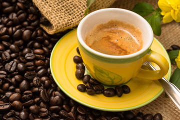 Tazzina di caffè italiano