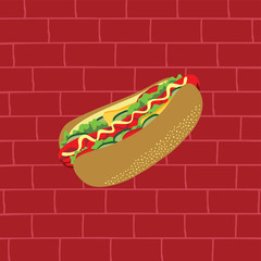 tasty hotdog theme