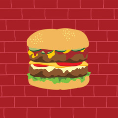 tasty burger theme