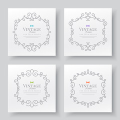 set of vintage frames