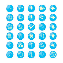 flat icon set