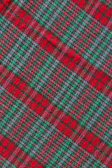 red plaid