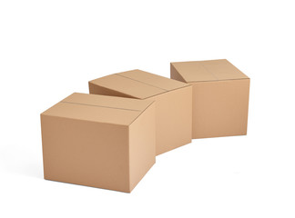 box package delivery cardboard carton stack
