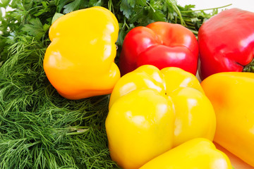 peppers, parsley and dill