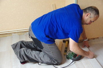 pose du parquet