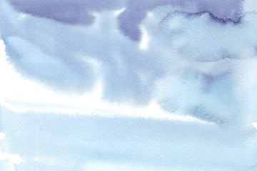Obraz premium watercolor_sky_background