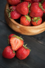 Fresh ripe strawberry