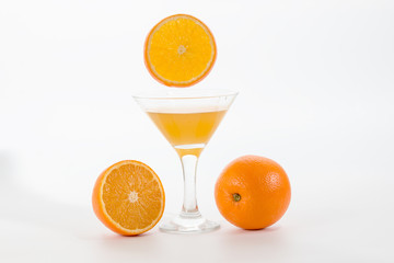 orange isolated on white background