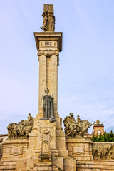 Fototapeta na wymiar Cadiz, Spain. Monument to Constitution