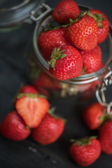 Fresh ripe strawberry