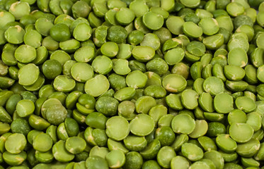 split peas group close up