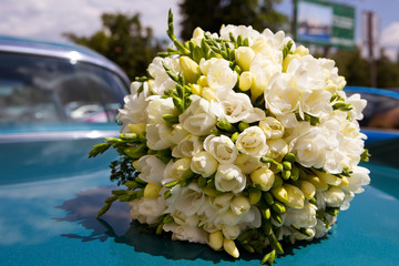 Beautiful bride's bouquet
