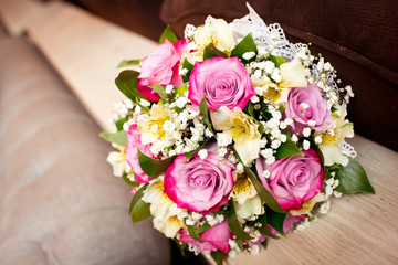 Beautiful bride's bouquet
