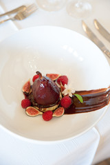 poached pears