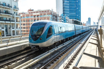 Plakat Dubai metro railway