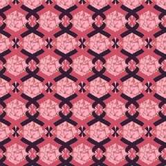 Obraz premium Seamless background with loops and grunge