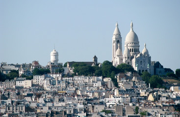 Naklejka premium Spectacular panorama of Paris, France