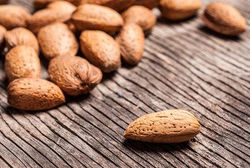 Tasty almond nuts 
