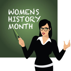 
Women's history month design. EPS 10 vector
