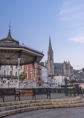 Naklejka premium Promenade in the town of Cobh in County Cork, Ireland. 