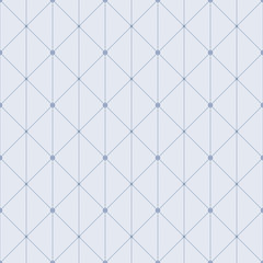 Abstract seamless vector background with connected dots