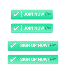Join & Sign Up Now Free Buttons