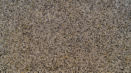 background of sand and small gravel stone texture.