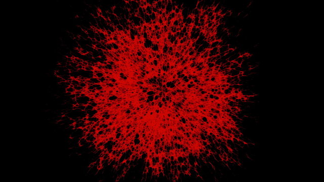 Biological background virus. Loop ready animation. 4K UHD 3840 x 2160