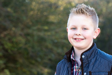 Portrait of a happy boy.