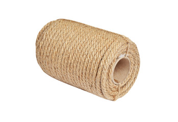 Manila rope coil