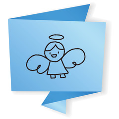 angel doodle drawing