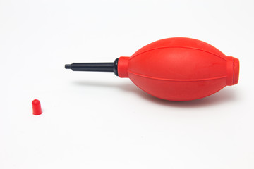 red air blower