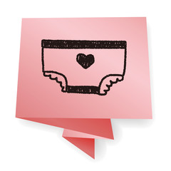 diaper doodle drawing