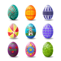 Set of Easter Eggs