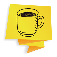 coffee doodle drawing