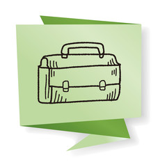 doodle briefcase