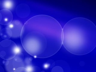 Blue bokeh abstract light backgrounds
