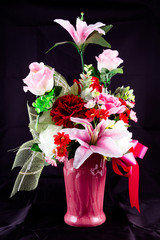 Artificial flowers bouquet