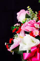 Artificial flowers bouquet