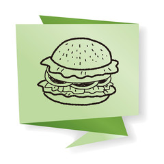 Doodle Hamburger