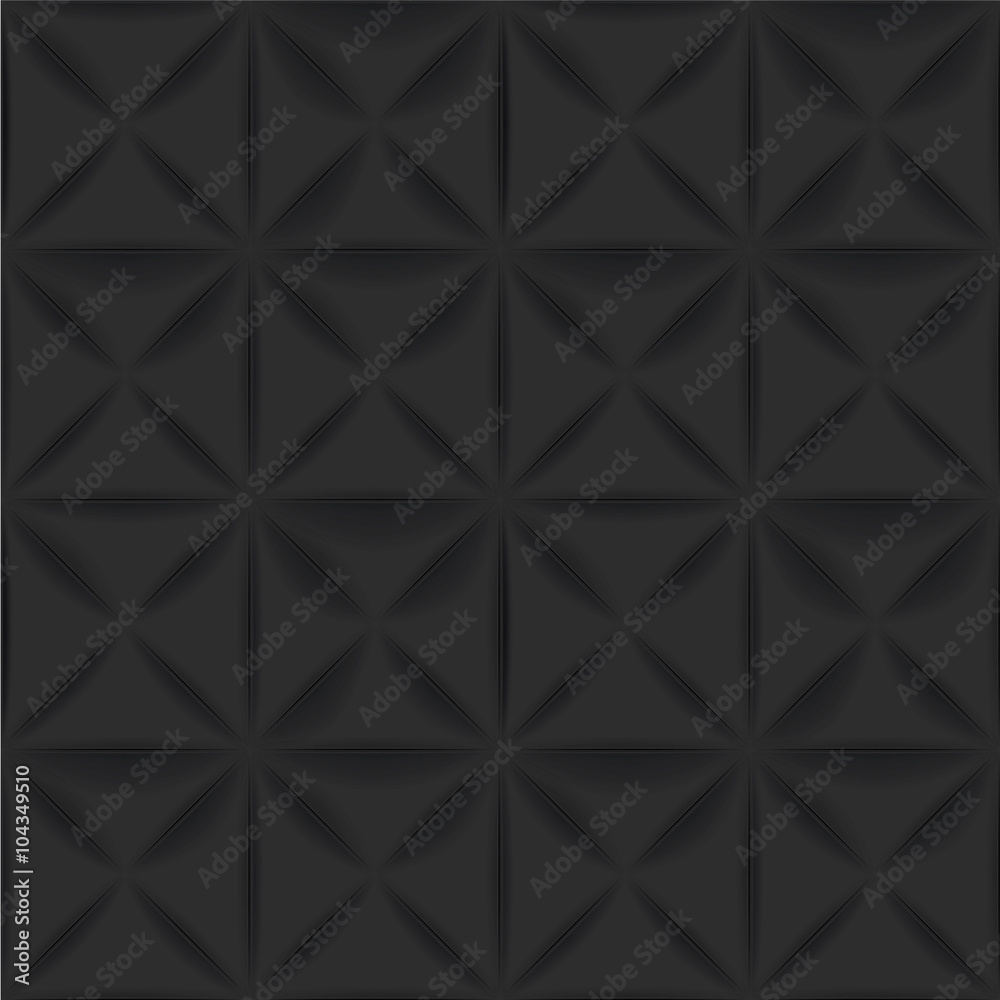 Poster vector black geometric pattern background