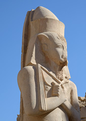 Obraz premium Ramses II statue in Karnak
