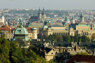 Fototapeta na wymiar Prague - plan view